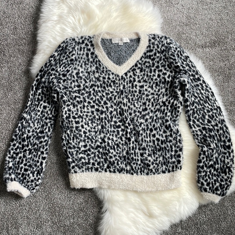 Loft animal print sweater